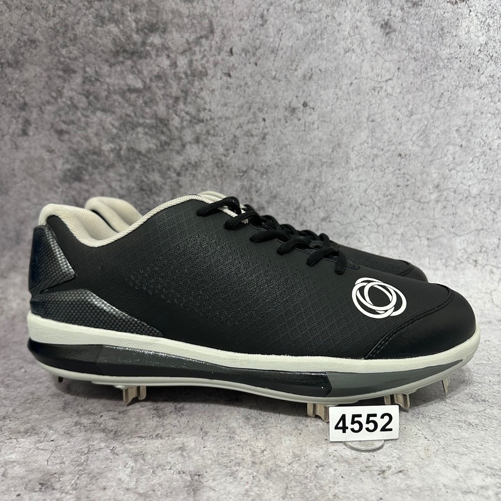 NEW Athalonz G-Force Metal Baseball Cleats Mens 12 Black Shoes GF1 Low Top
